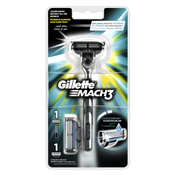 Gillette 495 Mach 3 Base Light Razor 1 Cartridge x6