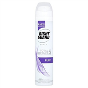 250ML RIGHT GUARD WOMEN TOTAL DEFENCE 5 PURE