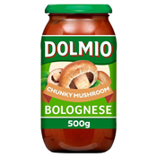 500ML DOLMIO CHUNKY MUSHROOM BOLOGNESE